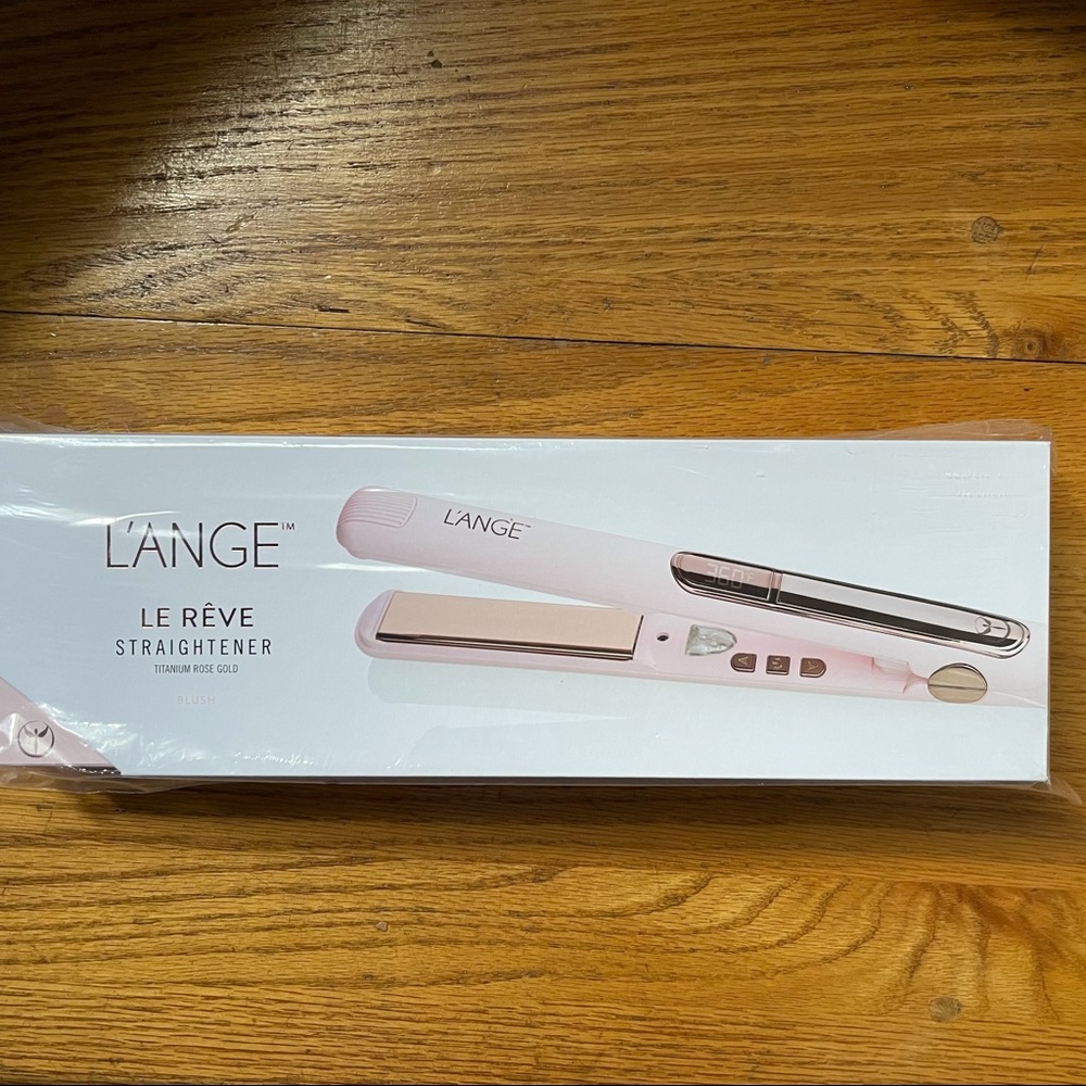 L'ange Le Reve Hair Straightener Flat Iron Titanium Rose Gold New Sealed